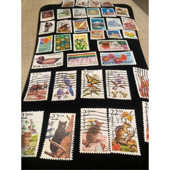 U.S. Postage Stamps Set of 36 Cancelled 22 Cents Stamps - Picture 2 of 5